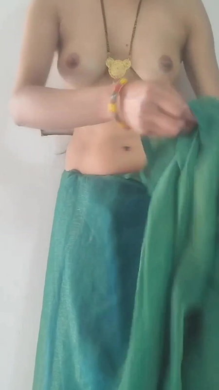 Desi Wife Shari Strip Solo