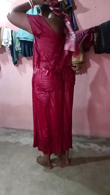 Saree Dropping After Bath Sfw 2