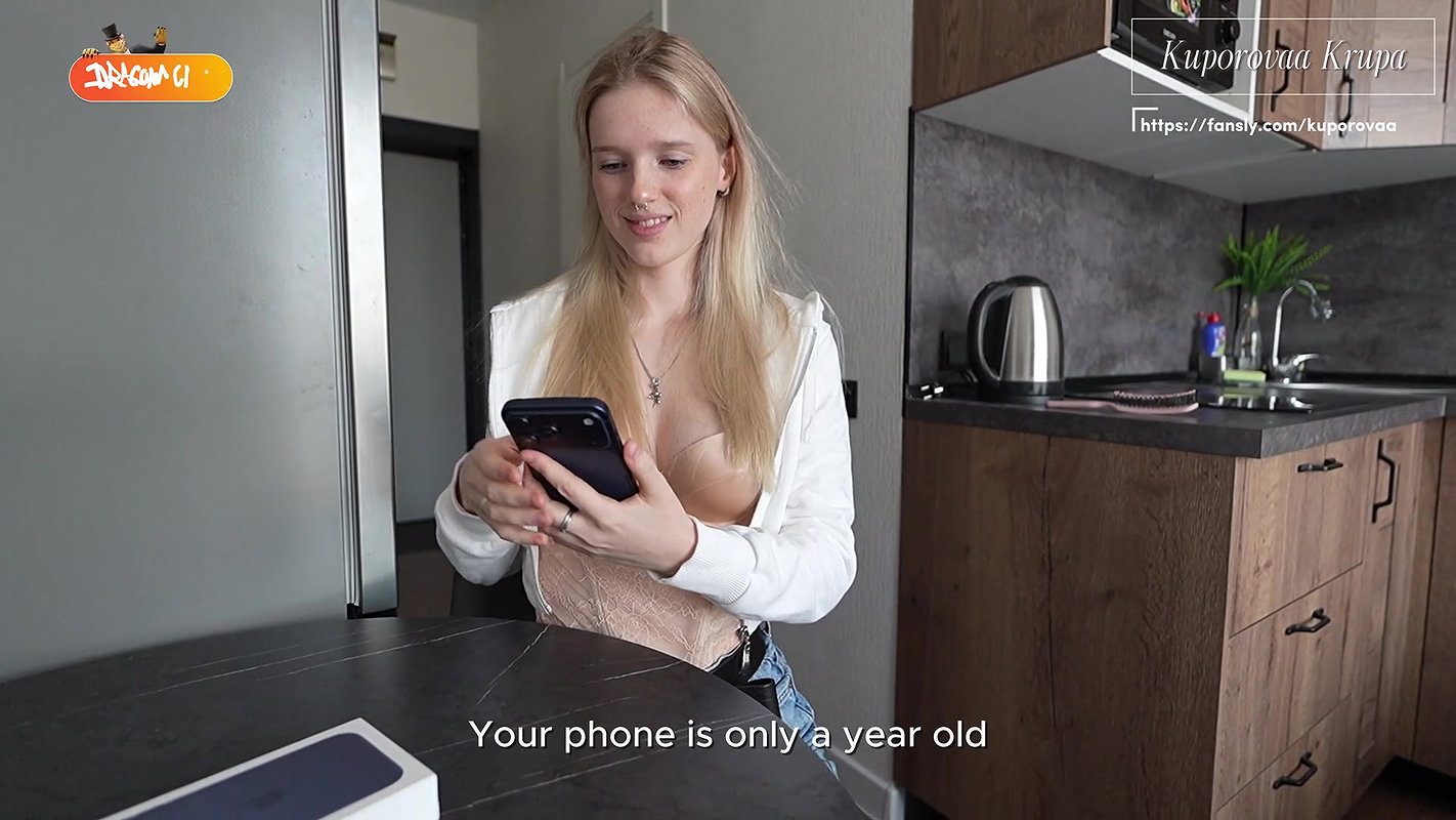 3Kuporovaa Krupa Shes Ready To Do Anything For a New IPhone