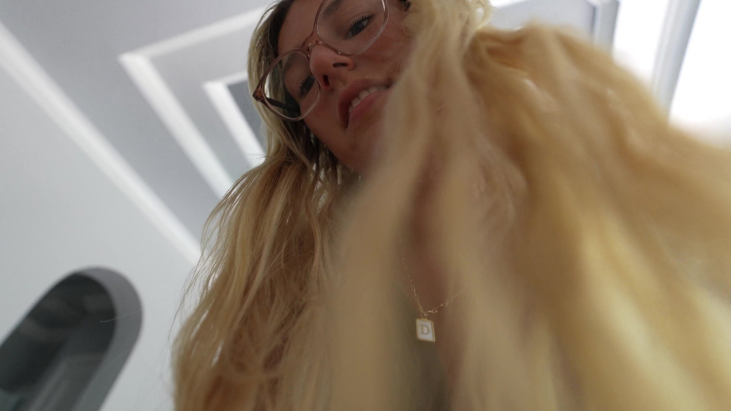 12Ambie Bambii i Caught My Step Brother Watching My Tik Toks And Then He Creampied Me