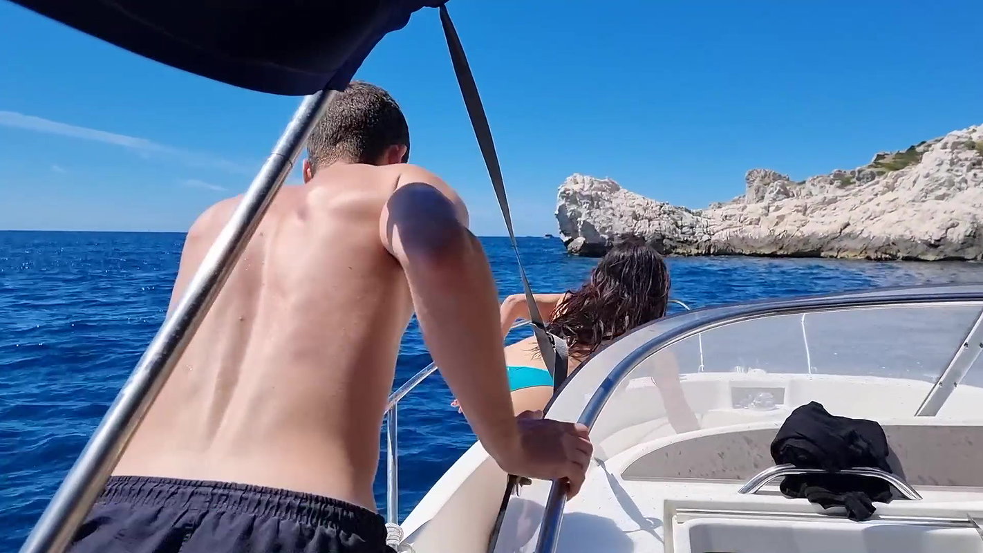 Clea Sex On a Boat Sunny Day