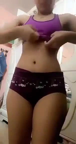 Sexy Pakistani girl showing her cute boobies