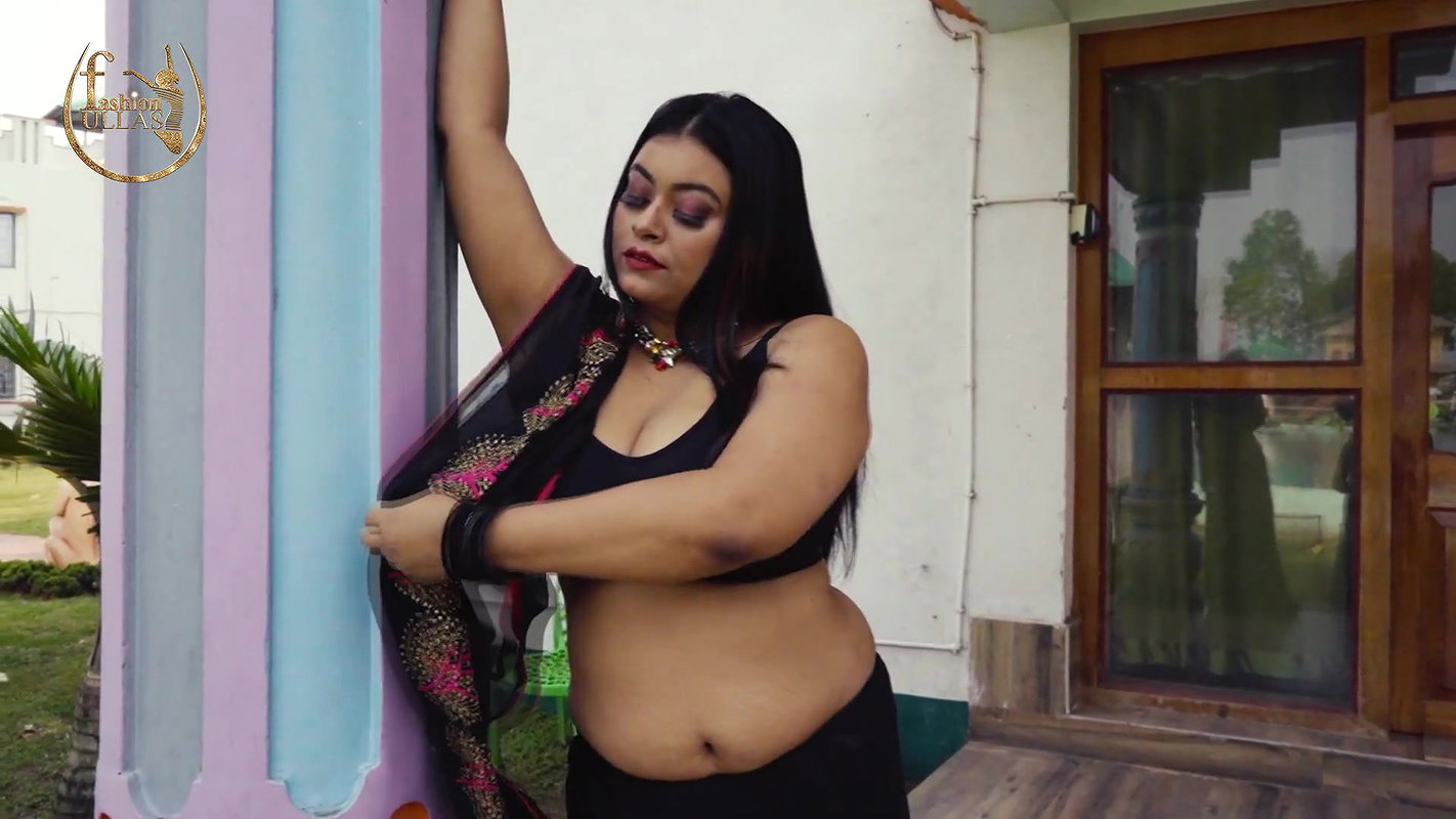 Nila in Black Saree Photoshoot ~