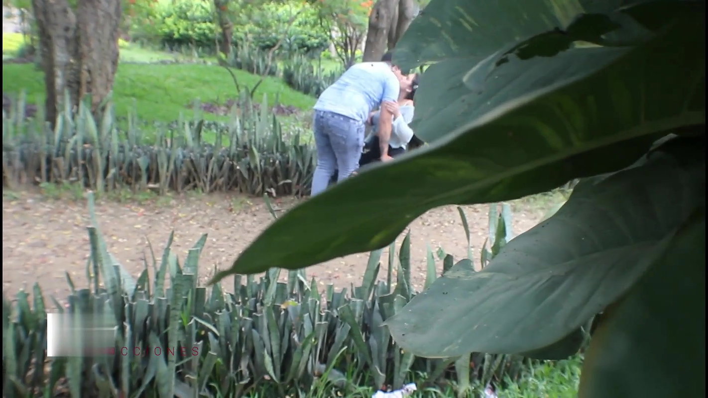 Spy on a Couple While They Touch- Melanie Caceres