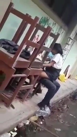 College lovers fucking in backside of the College building