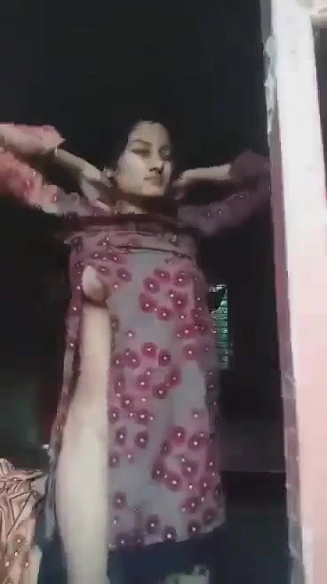 Beautiful Sexy Shy Slim Girl Showing