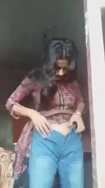 Beautiful Sexy Shy Slim Girl Showing
