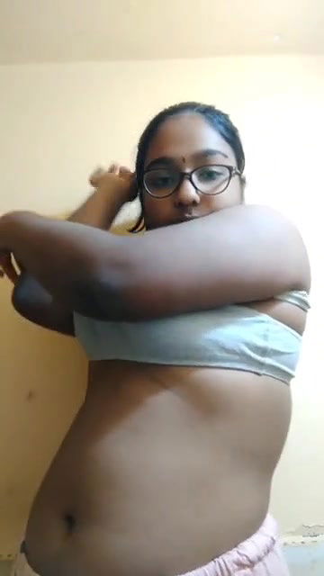 Hard girlfriend sexy cute hungry showing her assets to ex-Bf