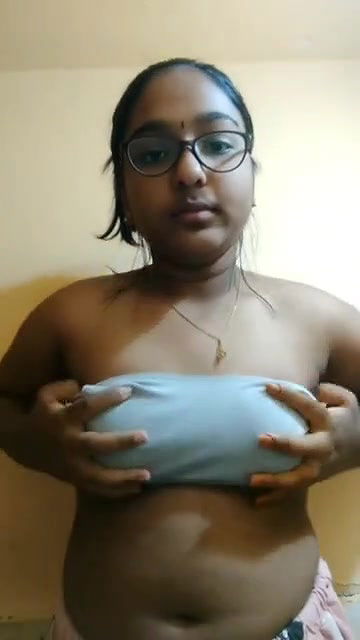 Hard girlfriend sexy cute hungry showing her assets to ex-Bf