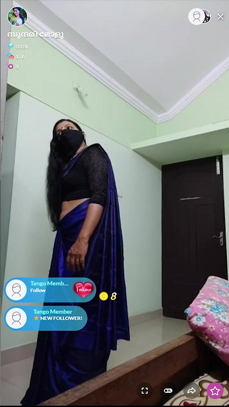 Mallu Tango Girl in Saree (Non Nude)