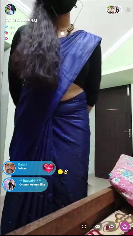 Mallu Tango Girl in Saree (Non Nude)