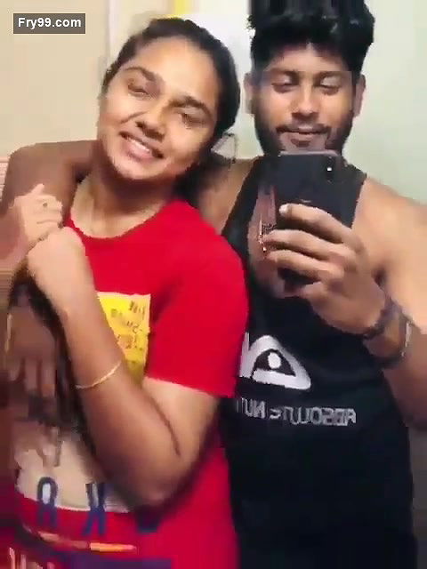 Lover in hotel nude mirror selfie