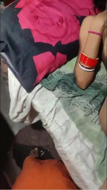 Village Couple Nude on Live Show Boobs Pressed hard for Milk