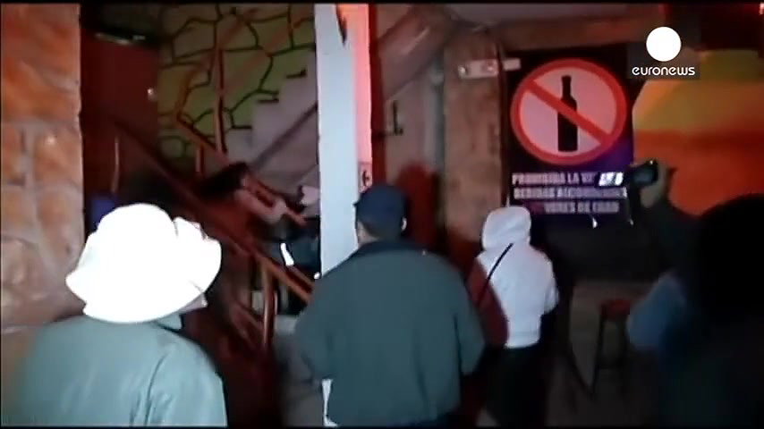 Anti prostitution raid on Peru night club 7