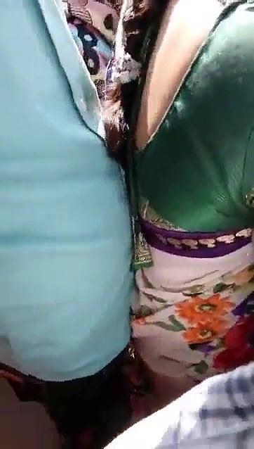 Desi Aunty Ass Dicking by a Man in Crowd