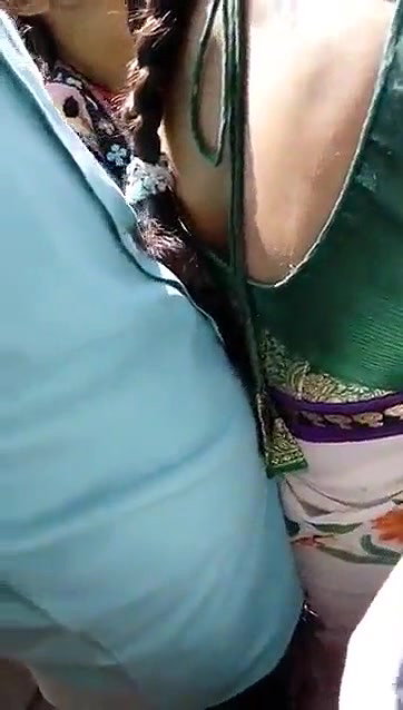 Desi Aunty Ass Dicking by a Man in Crowd