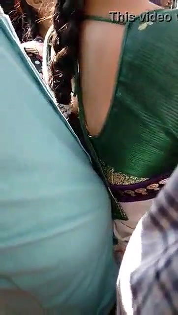 Desi Aunty Ass Dicking by a Man in Crowd
