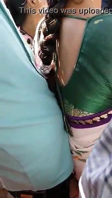 Desi Aunty Ass Dicking by a Man in Crowd