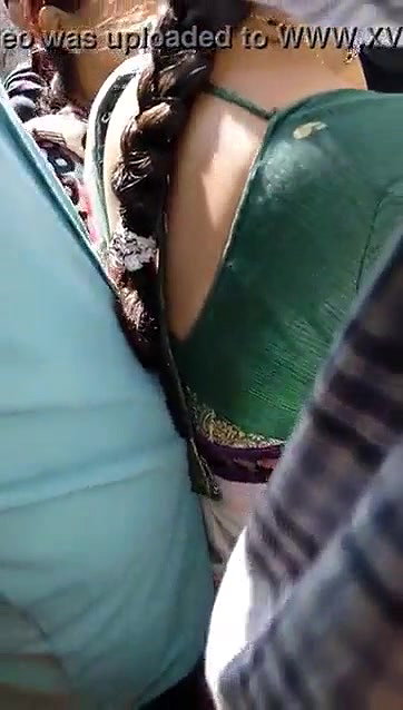 Desi Aunty Ass Dicking by a Man in Crowd