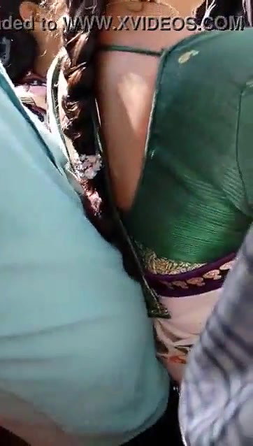 Desi Aunty Ass Dicking by a Man in Crowd