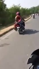 Aunty Rubing Dick in Bike Ride By Lover