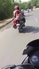 Aunty Rubing Dick in Bike Ride By Lover