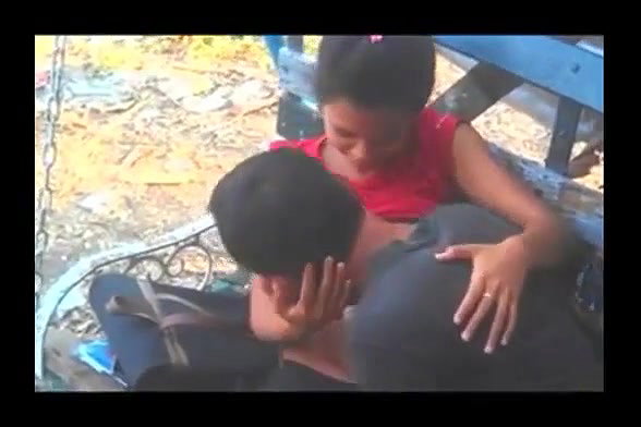 Desi Horny Lover at Park Boob Suck and Kiss