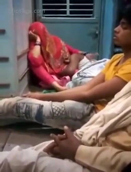 Desi Lover in Train Boob Press and Dick Suck Capture Hot