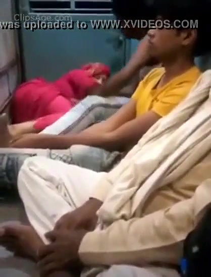 Desi Lover in Train Boob Press and Dick Suck Capture Hot
