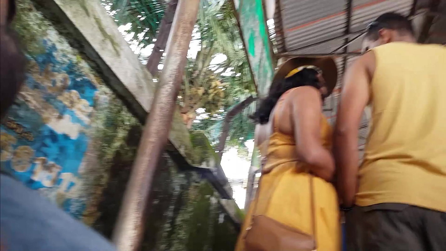 Sexy girl in hot yellow costume