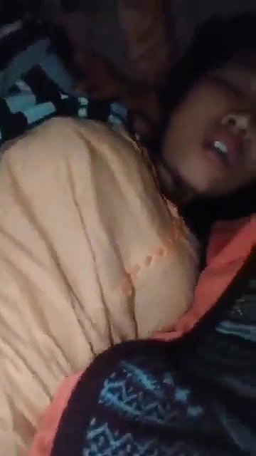 Cute Young Couple Fucking Under Blanket