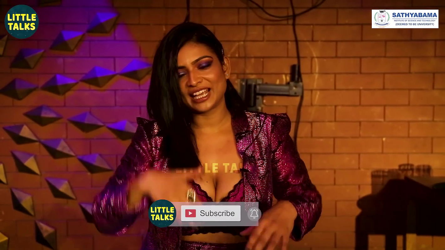 Busty VJ Maheswari Photoshoot cleavage show photoshoot