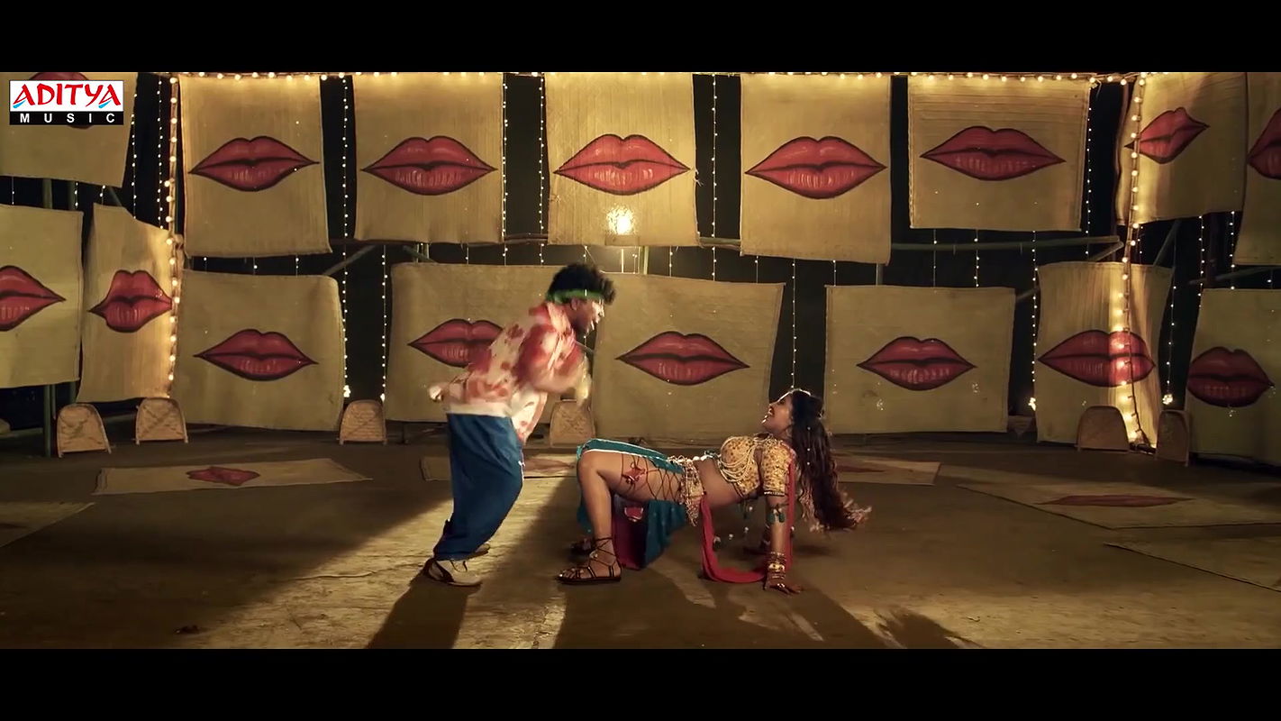 Shree Rapaka hot Cleavage and Navel show song