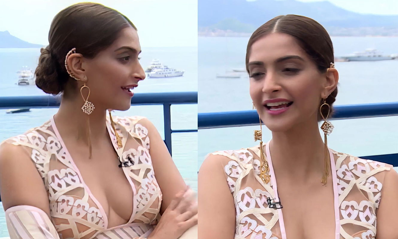 Sonam Kapoor –  Cannes Special Cleavage