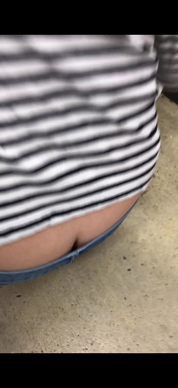 Ass crack closeup