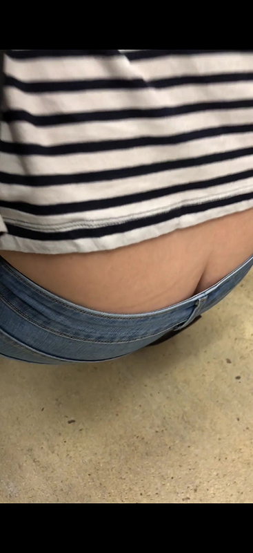 Ass crack closeup