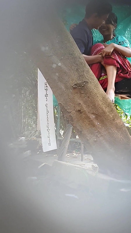 Cute girl kissed and fingered by bf, clear panty show