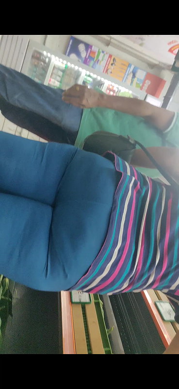 Desi MILF Ass shape clearly visible in tight pants