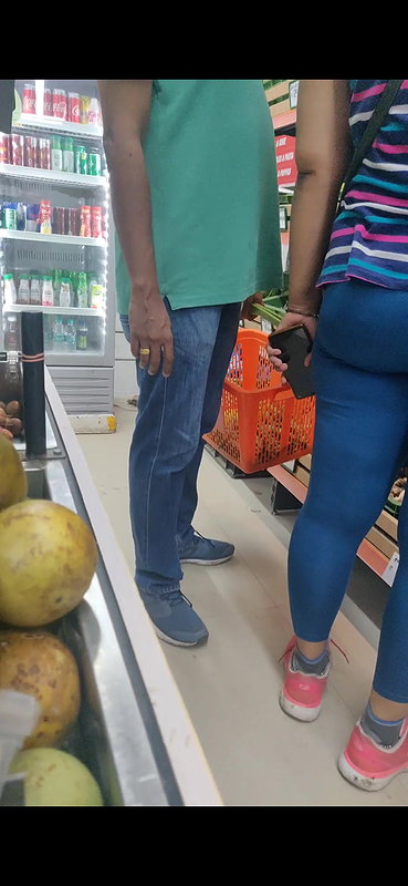 Desi MILF Ass shape clearly visible in tight pants