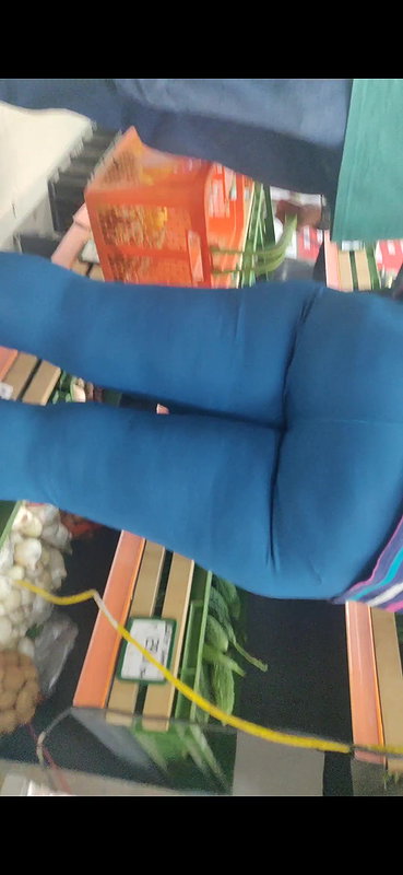 Desi MILF Ass shape clearly visible in tight pants