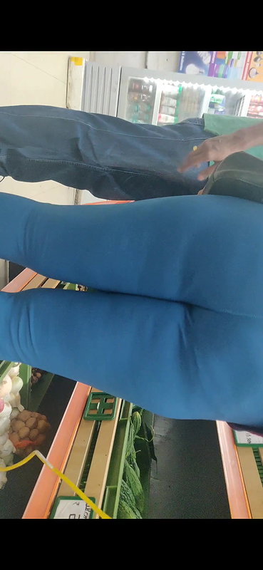 Desi MILF Ass shape clearly visible in tight pants