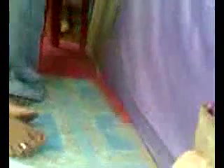 horny young lover kissing in a studio