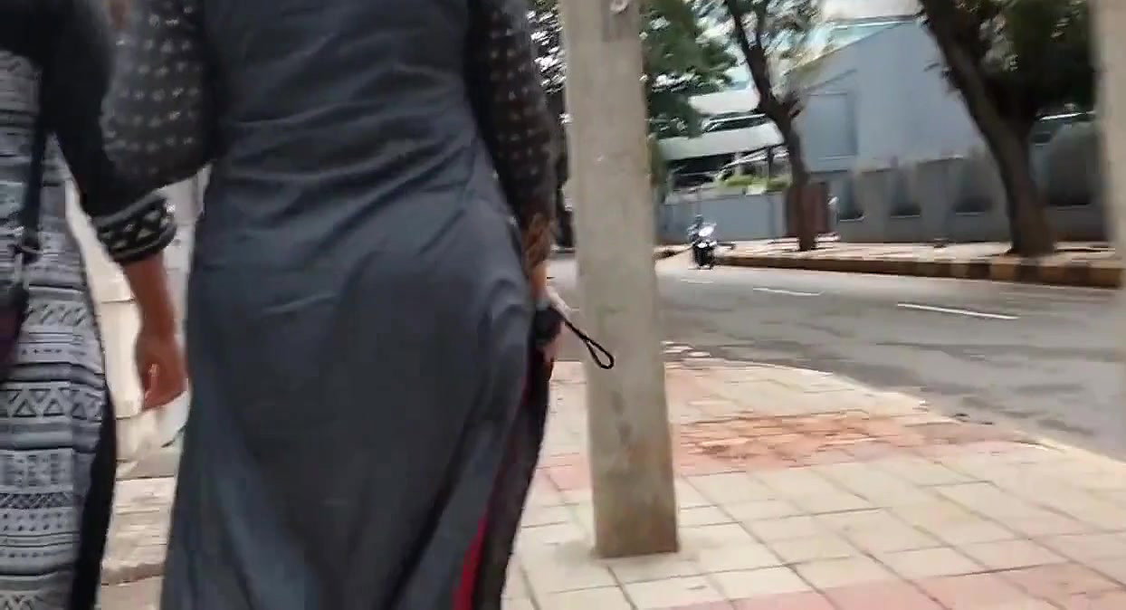 Hot Desi Babe Walking Ass