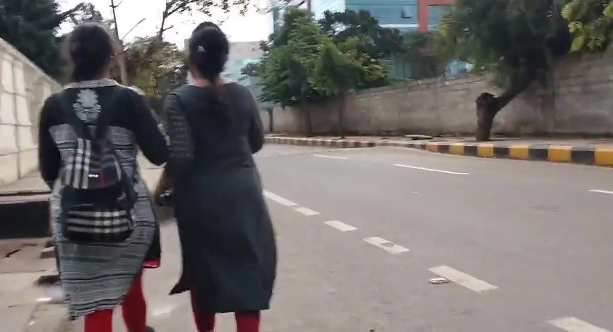 Hot Desi Babe Walking Ass