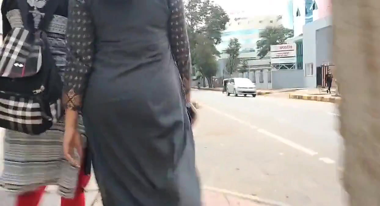 Hot Desi Babe Walking Ass