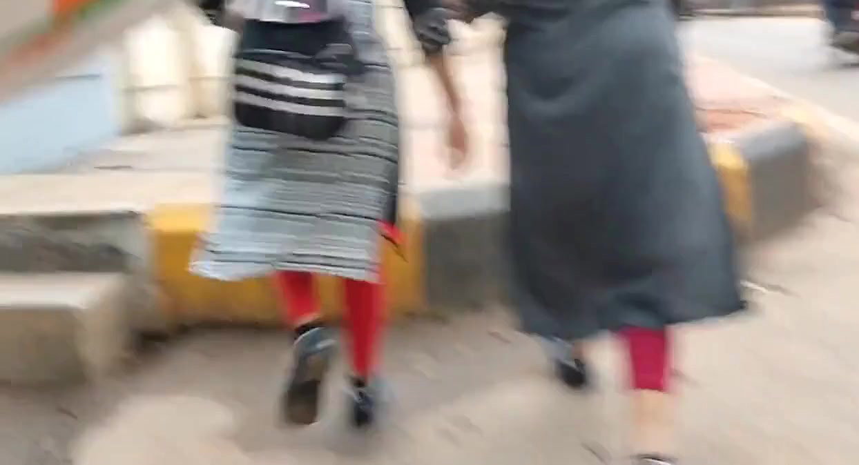 Hot Desi Babe Walking Ass