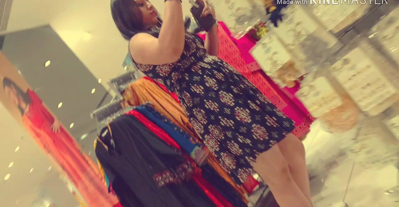 Hot Desi Upskirt Blue Panty