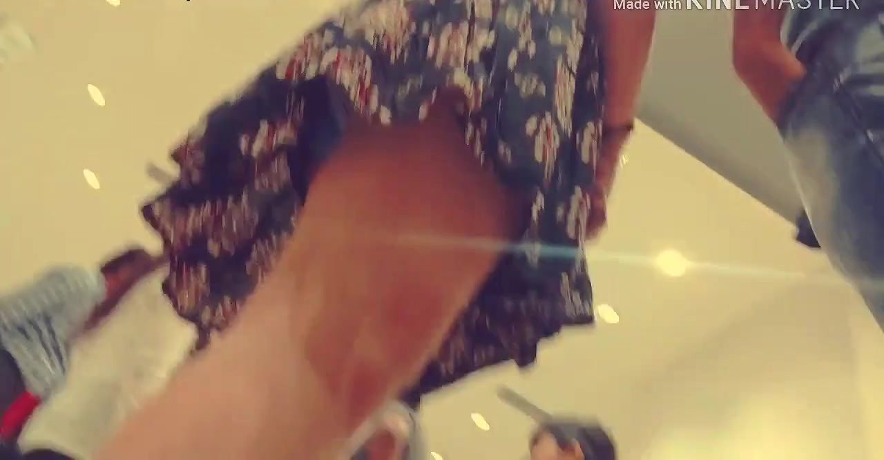 Hot Desi Upskirt Blue Panty