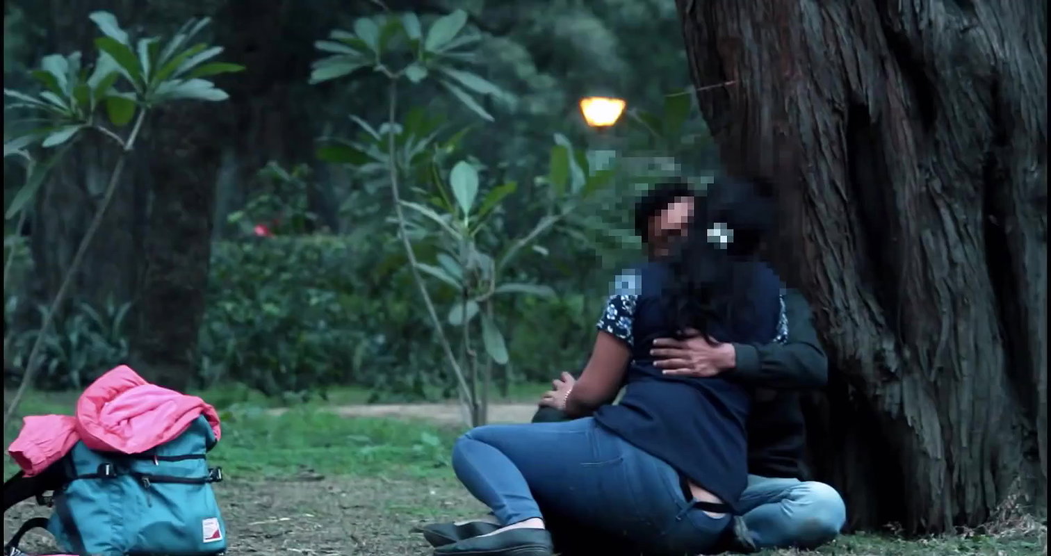 Hot Indian Girl Romance in Public Park