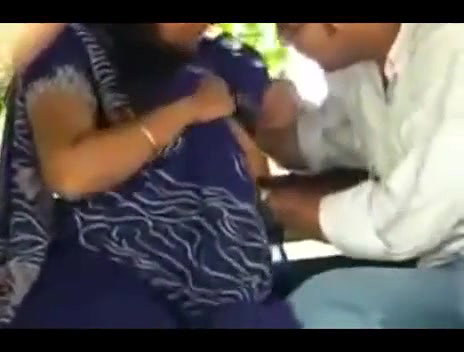 lovers in public park boob suck